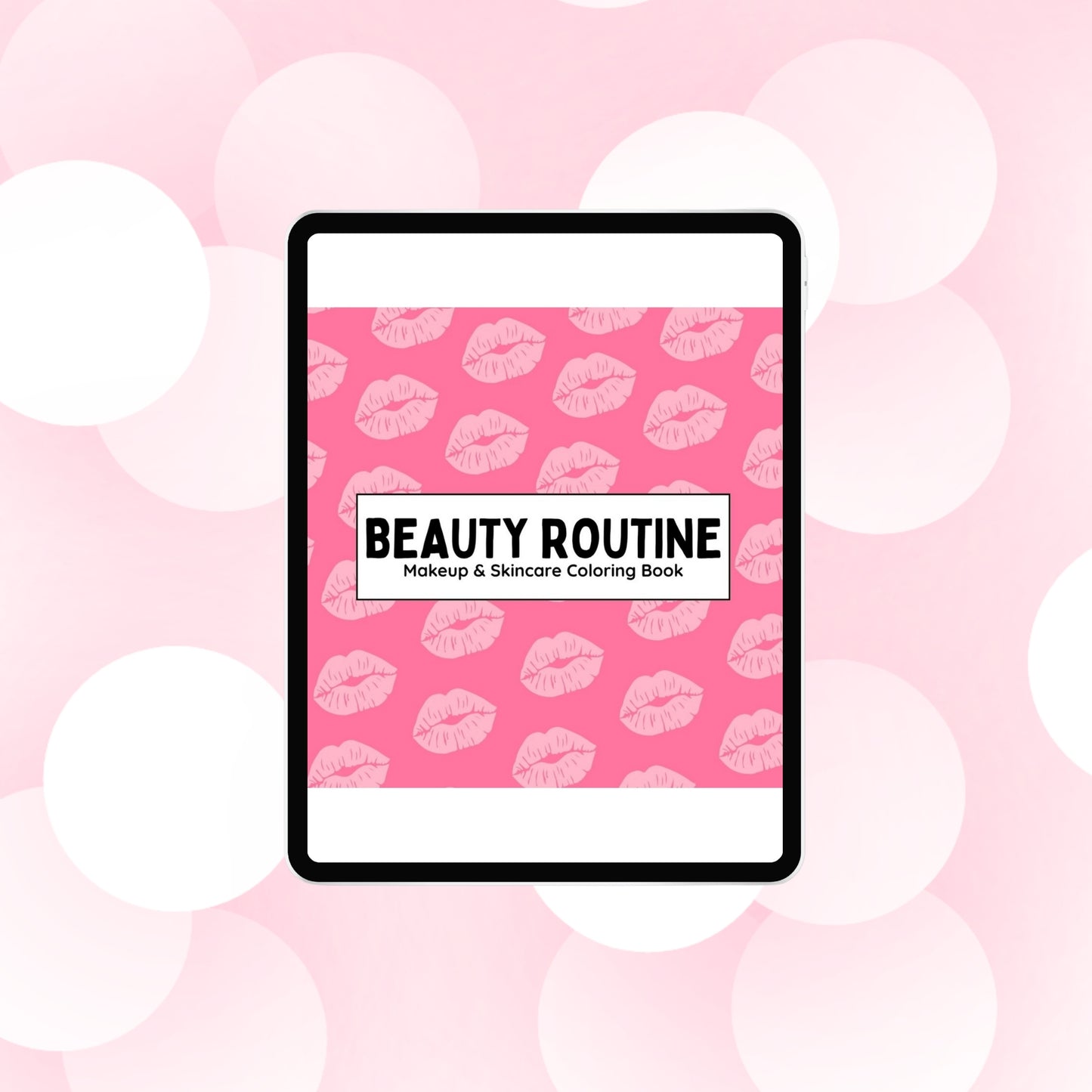 Beauty Routine - Makeup & Skincare Coloring Book