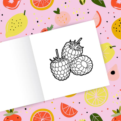 Fruitful Fun - Fruits and Berries Coloring Book