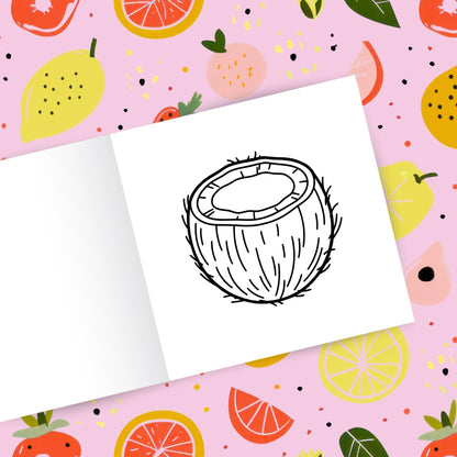Fruitful Fun - Fruits and Berries Coloring Book