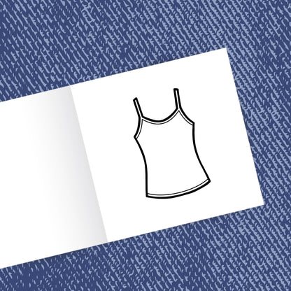 Casual Closet - Everyday Clothes Coloring Book