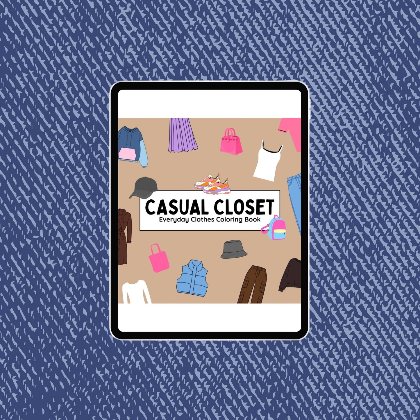 Casual Closet - Everyday Clothes Coloring Book