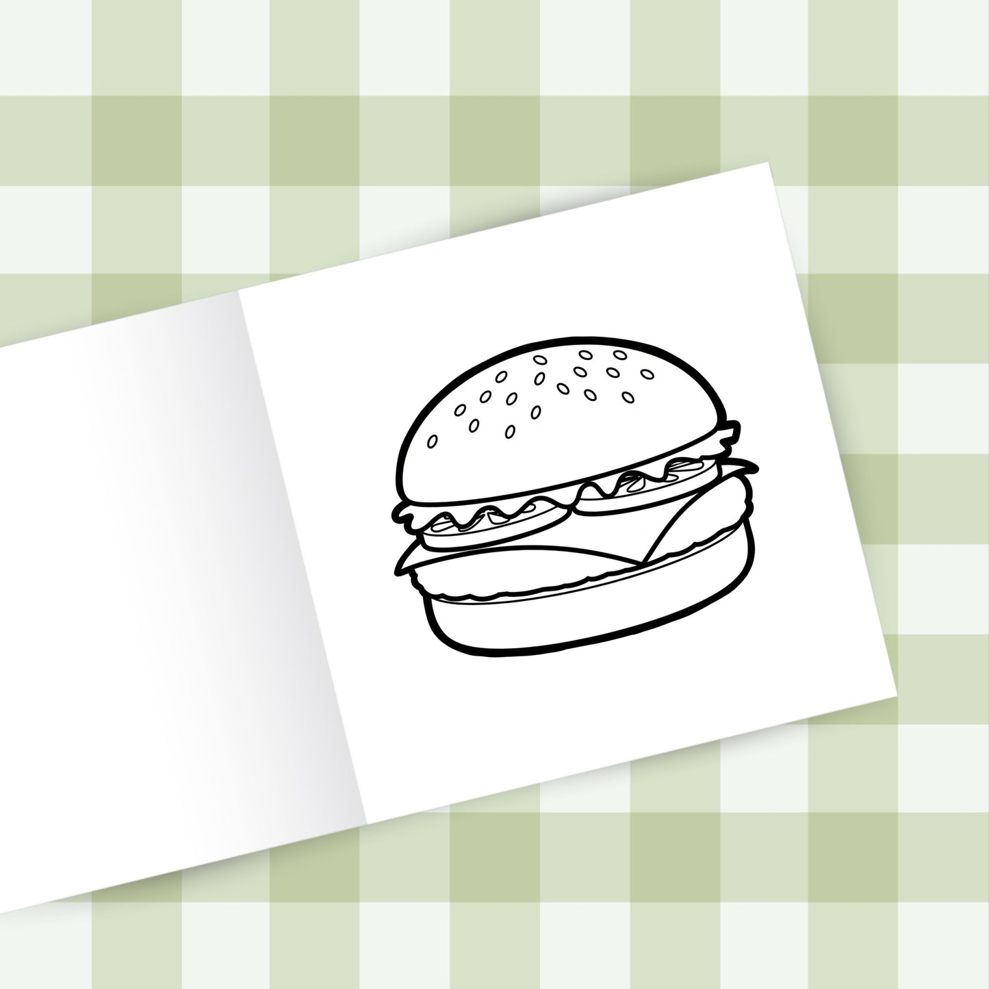 Food Feast - Delicious Dishes Coloring Book
