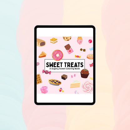 Sweet Treats - A Sugary Sweet Coloring Book