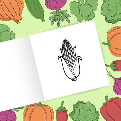 Fresh & Fun - Yummy Vegetables Coloring Book