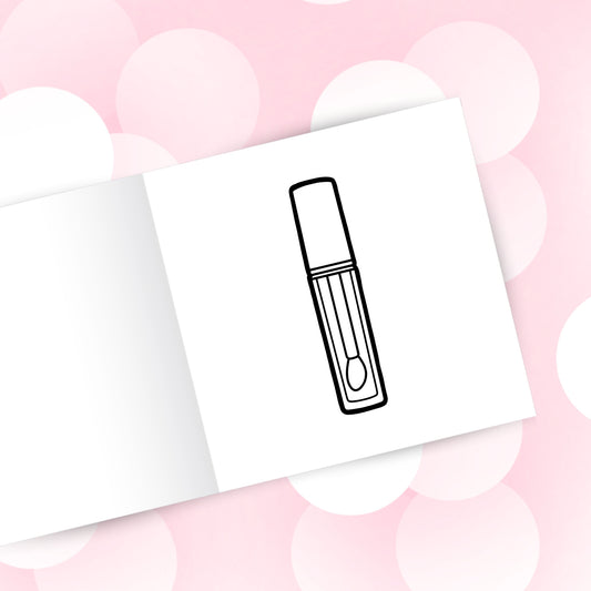 Beauty Routine - Makeup & Skincare Coloring Book