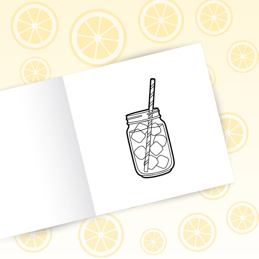 Sips & Pours - Lattes to Lemonades Coloring Book