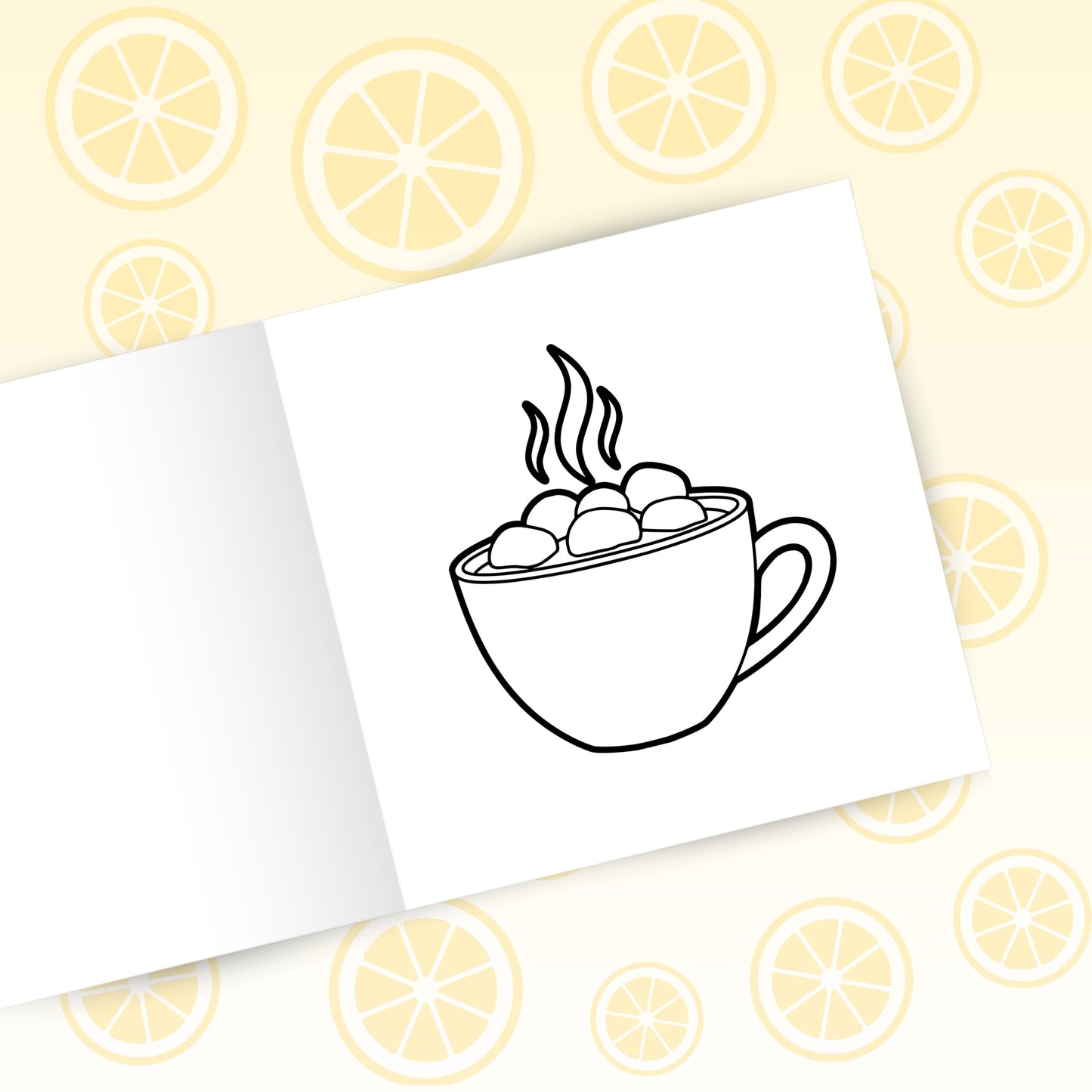 Sips & Pours - Lattes to Lemonades Coloring Book
