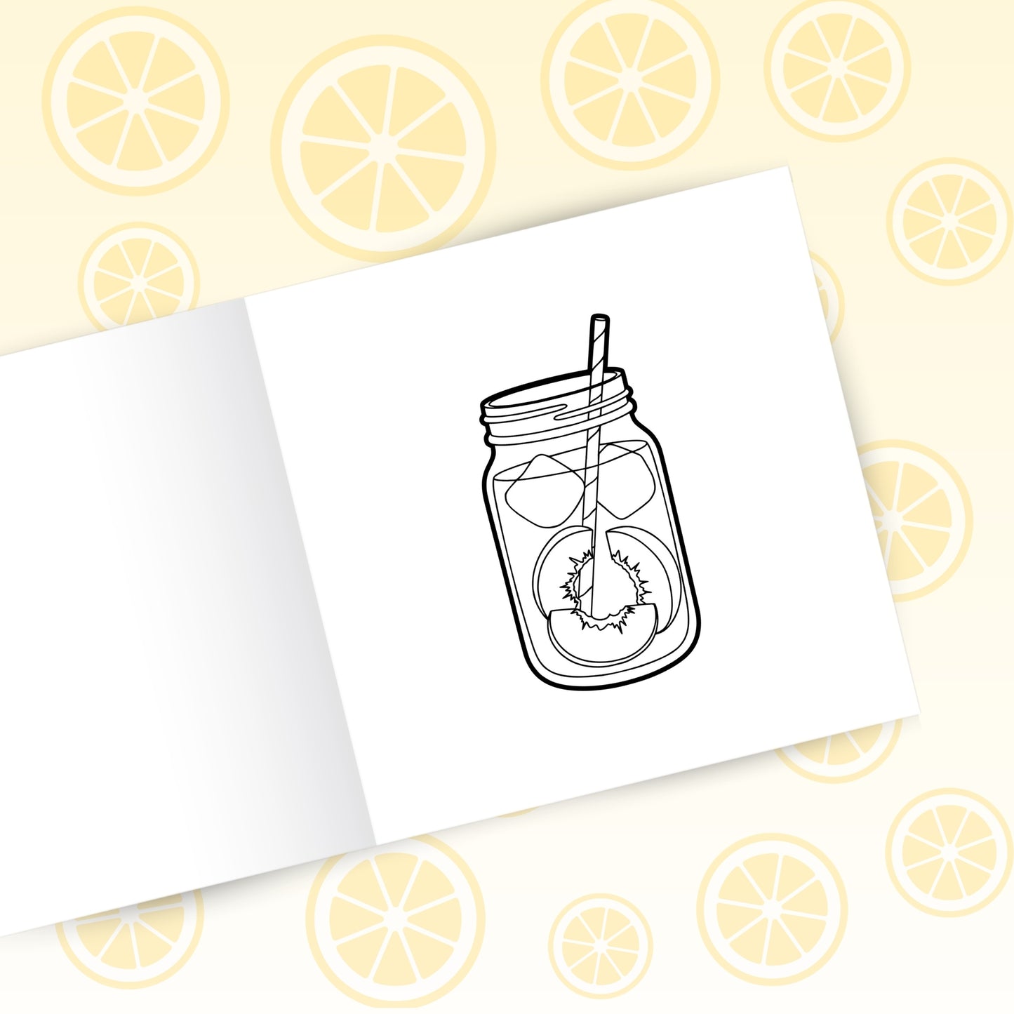 Sips & Pours - Lattes to Lemonades Coloring Book