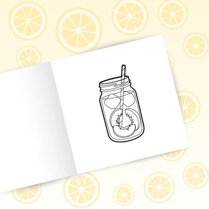 Sips & Pours - Lattes to Lemonades Coloring Book