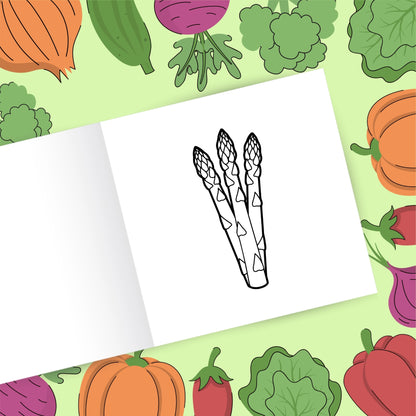 Fresh & Fun - Yummy Vegetables Coloring Book